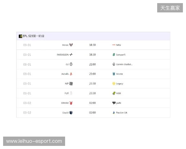 EPL S23揭幕战:Senzu首秀对阵Liquid,3DMAX迎战paiN