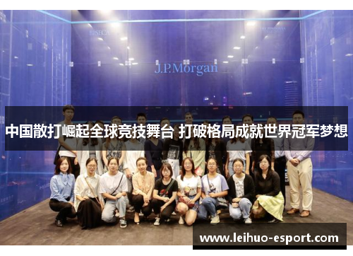 中国散打崛起全球竞技舞台 打破格局成就世界冠军梦想